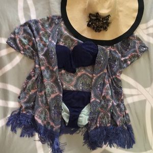 NWOT- Victoria Secret paisley coverup